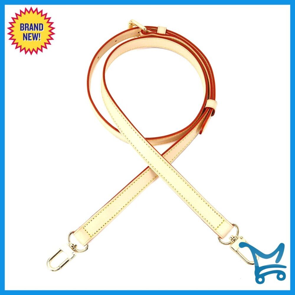 Vachetta Leather Crossbody Strap Adjustable Replacement for Designer Bags
